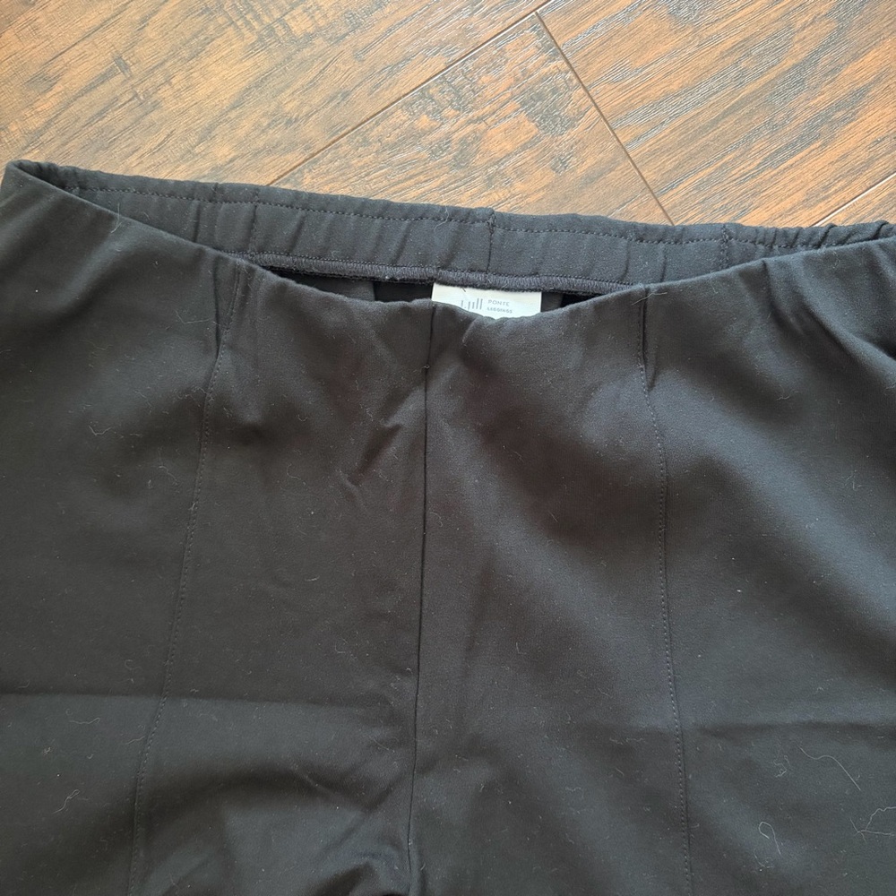J. Jill Pointe Black Elastic Waist Leggings - Picture 5 of 9